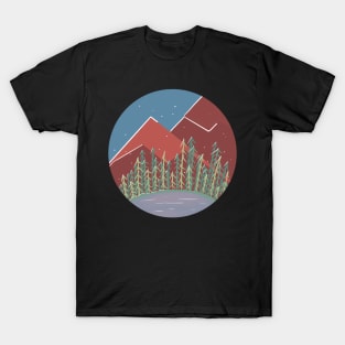 Snowy Mountains / Nature Camping Trip T-Shirt